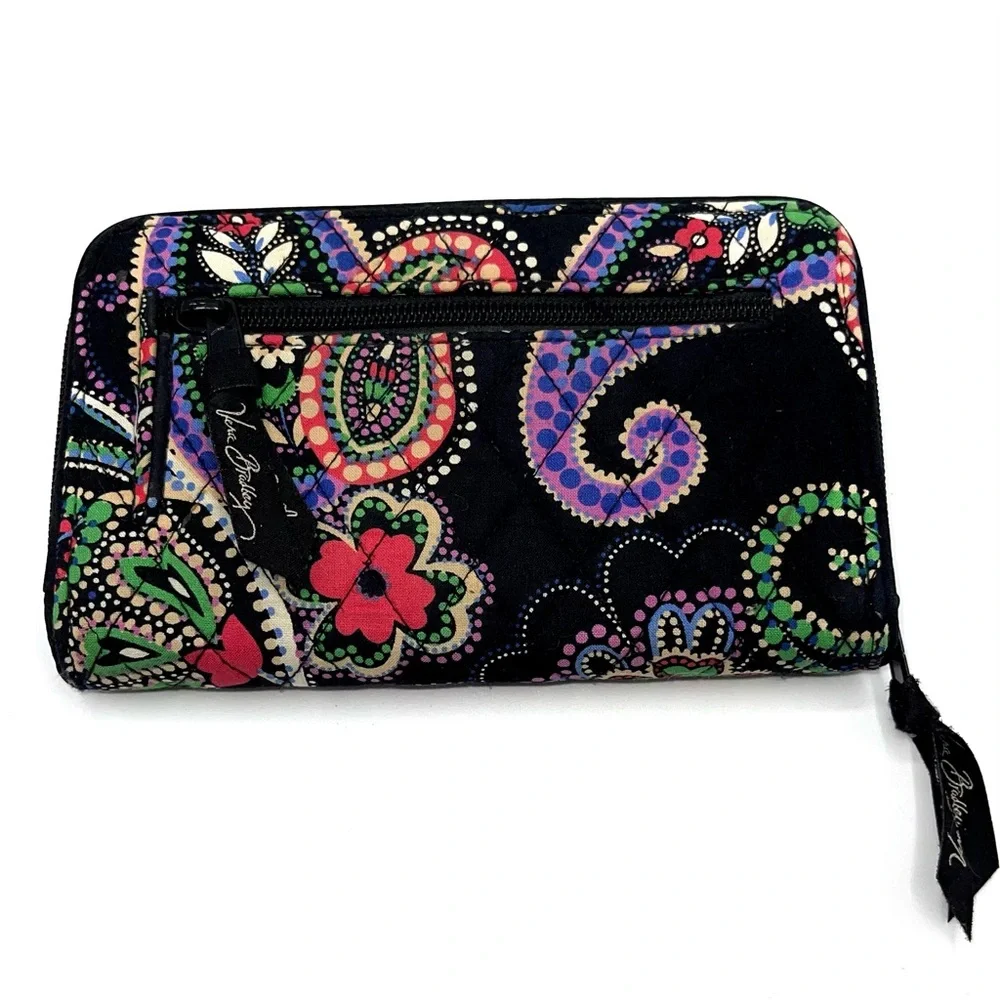 Vera Bradley Kiev Paisley Turn-lock Wallet